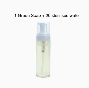 Mixed Green Soap & Sterilised Water Pump bottle 100ml