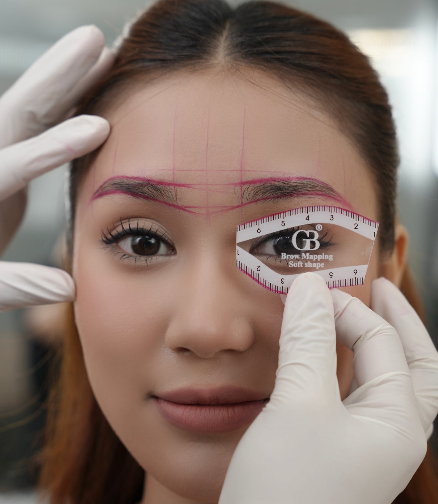 Brow Mapping Ruler