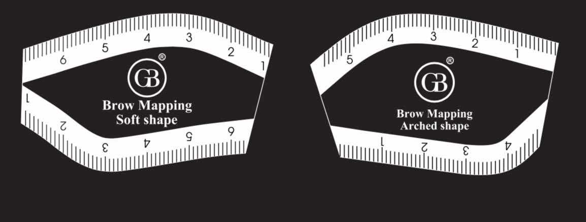 Brow Mapping Ruler