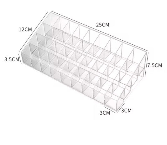 36 Grid Acrylic Tattoo Pigment Holder Organiser Stand