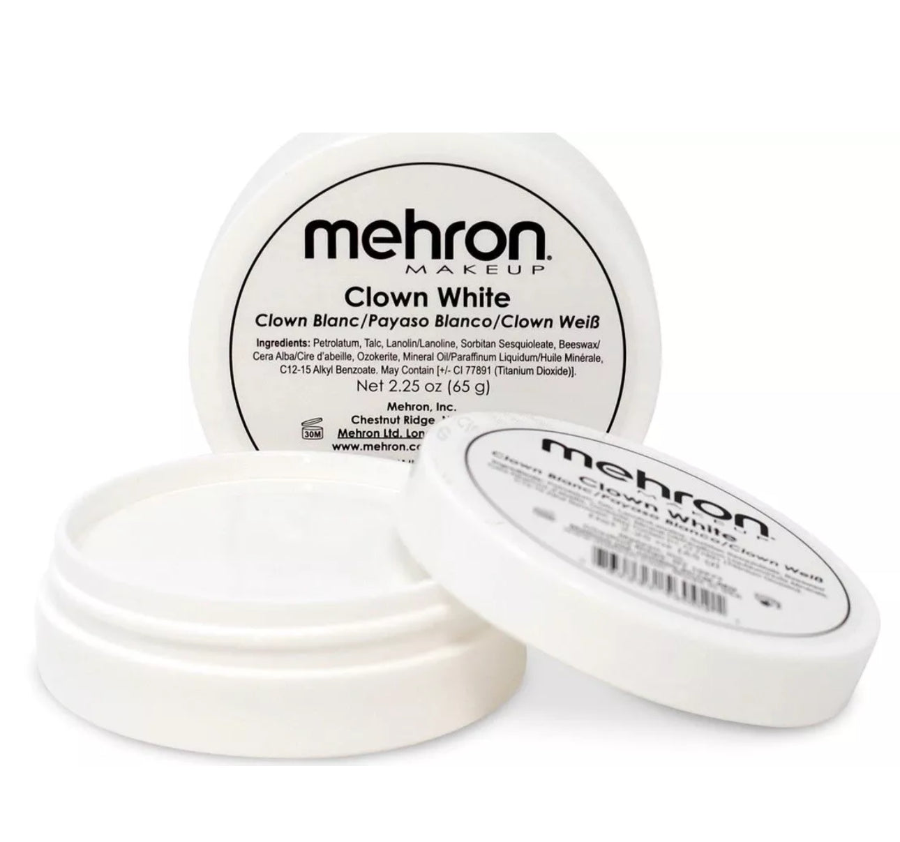 Clown White - Cream base for Lip and Brows Contours-65g