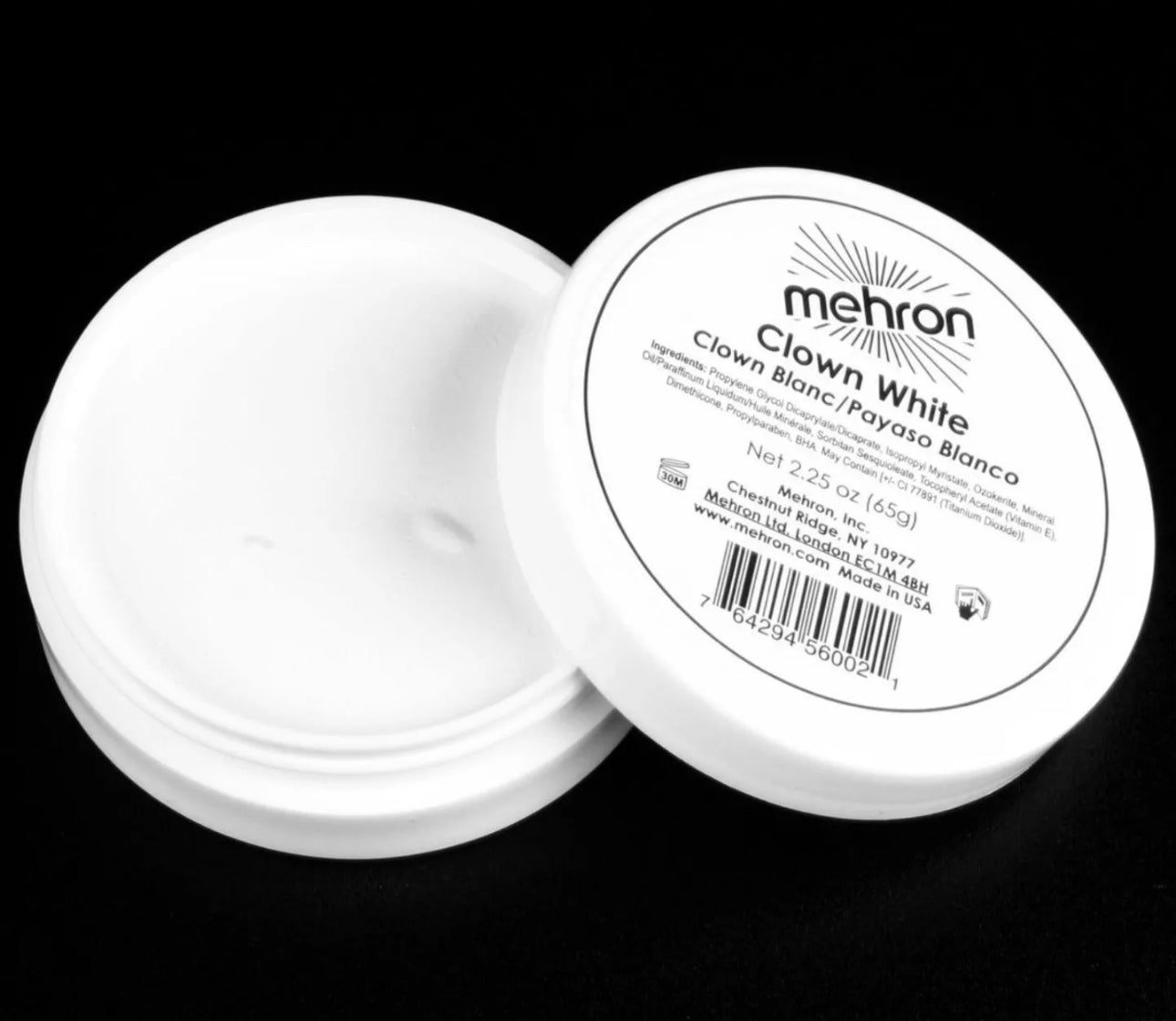 Clown White - Cream base for Lip and Brows Contours-65g