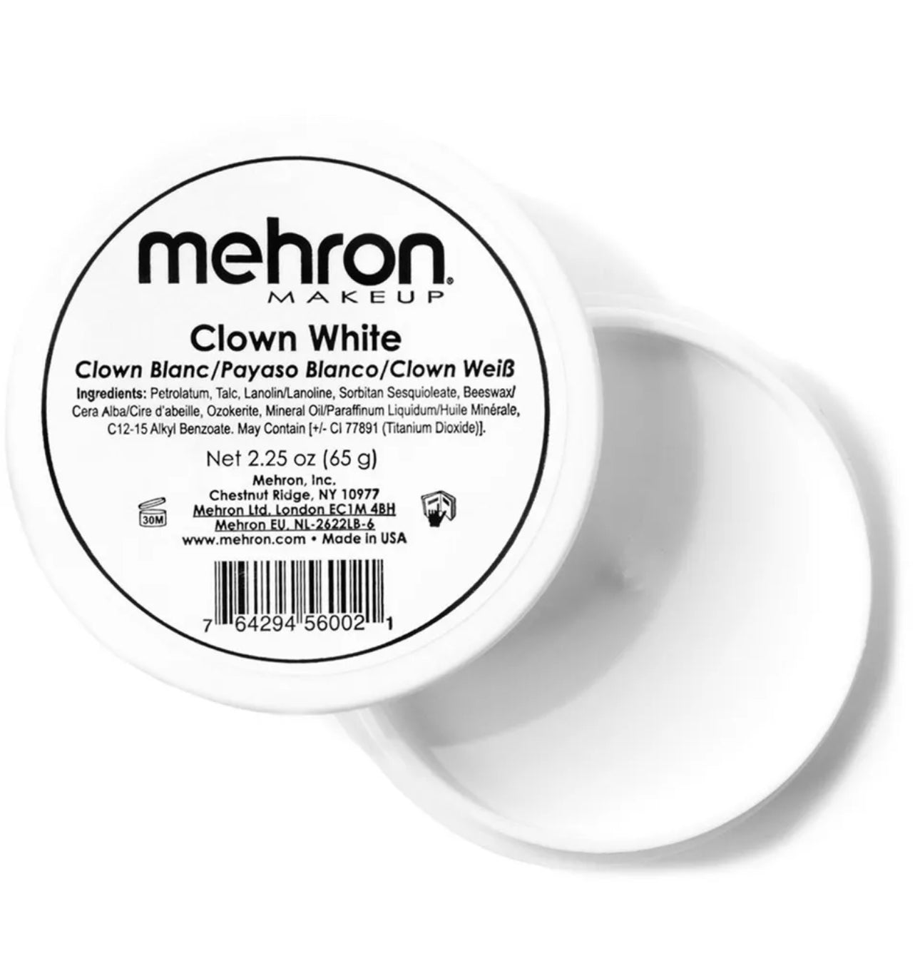Clown White - Cream base for Lip and Brows Contours-65g